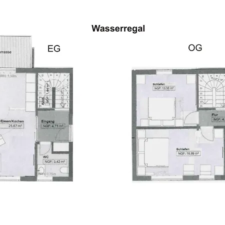 Apartment Wasserregal